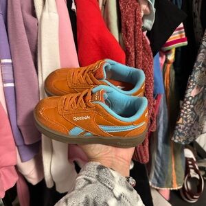 Reebok Kids Sneakers in Orange and Light Blue